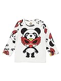 (マイファーストヒステリック) MY FIRST HYSTERIC PANDA MINI総柄ラグラン長袖Tシャツ 90cm ホワイト