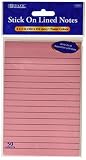 BAZIC 50 Ct. 4 X 6 Inches Lined Stick On Notes Case of 24 (5121-24) [並行輸入品]