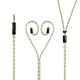cooyin cyxj リケーブル MMCX ケーブル イヤホン 4芯 金メッキ単結晶銀 SEシリーズ用 SE215・SE535・HA-FX850・HA-FX1100・HA-FD02などに適合する ストレート型 4.4mm