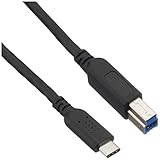 Digio2 USB3.1 Type-Cケーブル Gen.1 Type-C to USB3.1[B] 2m ブラック ZUH-CB3120BK