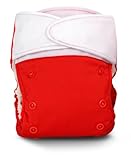 BabyKicks Basic Cloth Diaper Hook and Loop Closure, Poppy by BabyKicks