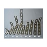 エスコ 25x75X16mm長穴金折 ステンレス製/2個 EA951EA-46