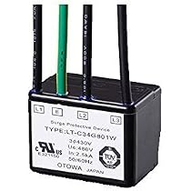Amazon | 音羽電機 LT-Cシリーズ 装置用SPD 単相2線・1φ200V用 LT