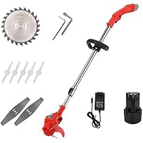 電動草刈り機 充電式 草刈機 軽量1.8kg 草刈り機 枝切り 芝生 畑 雑草 Amazon.co.jp: 最新型 電動草刈り機 充電式 人気 草刈機 電動