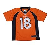 Boys Den Broncos Manning # 18 Athletic Short Sleeve Jersey オレンジ