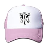 ボーイズ メッシュキャップ 通気性 今季最新 ダンスの帽子 ハット ハロウィン スケルトン おしゃれ 帽子 カジュアル ストーリート系ピンク プリント付き 無地