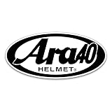 マニアックコレクション(maniac collection)（マットラミ）あら Arai Ara パロディ ステッカー ヘルメット 9×4cm マット おもしろ 面白ステッカー バイク 車 Arai シール 防水 オートバイ (アラ40)