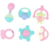 B Baosity ベビー　赤ちゃん　がらがら　ラトル　おもちゃ　6個セット　
