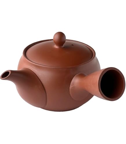 Amazon | 風景ドットコム 四日市 萬古焼 急須 e074a 紫泥 320ml