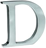 6 " Polished Aluminum Letters by KINDWER 6-Inch シルバー A1000