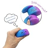 moonker Slow Rising Squishiesおもちゃ、かわいいSquishy Galaxy Steamed Buns Squeeze応力RelieverトイGifts forキッズと大人
