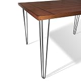 The Craftsmanのハンマー28 "ヘアピンテーブル脚、3ロッド、1 / 2 "厚冷間圧延鋼、Perfect for DIYダイニングRoom Dinnerテーブル、4のセット 28 Inch