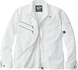 ジャウィン(Jawin)長袖ブルゾン ライダーステイスト 春夏 ジャンパー jd-55400 ホワイト Ｌ