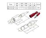 Female Male Bullet Insulated Crimp Terminals 50 Pair