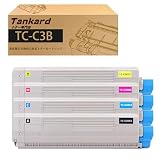 【Amazon.co.jp限定】OKI用 TC-C3B TC-C3BK2 TC-C3BC2 TC-C3BM2 TC-C3BY2 大容量 ( ブラック シアン マゼンタ イエロー ）互換トナーカートリッジ 対応機種：OKI C844dnw C835dnwt C835dnw【Tankard】