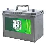 スーパーナット(SUPER NATTO) 自動車用バッテリー/S-100 バッテリー無料回収チケット付き (S-95)コスパ最強！販売総数100万個突破！60D26L 65D26L 80D26L 90D26L互換(最速納品)スーパーナット アイドリングストップ カーバッテリー