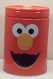Sesame Street Elmo Round Tin Coin Bank