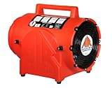 Air Systems CVF-8DC 1/4 HP 8 Contractor Grade Axial DC Ventilation Fan by Air Systems