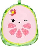 Squishmallow Oficial Kellytoy フードスクワッド ぬいぐるみ ソフトぬいぐるみ 動物 (5インチ、レナ・グアバ)