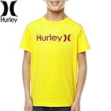 ハーレー HURLEY キッズ TシャツONE AND ONLY YOUTH TEEイエロー x レッドNO8 Lサイズ