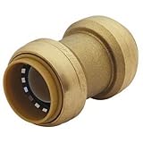 Cash AcmeU020LFASharkbite Brass Coupling (Push Fit)-1" PUSH COUPLING (並行輸入品)