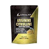 LEVEL.FIT アルギニン シトルリン 亜鉛 パウダー 粉末 無添加（人口甘味料不使用 保存料 着色料 ）栄養機能食品 クエン酸 グレープフルーツ風味 150g（30回目安）