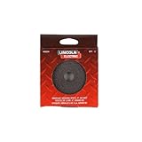 Lincoln Electric KH204 Abrasive Sanding Disc, Fiber Backing, Aluminum Oxide, 4 Diameter, 80 Grit (Pa