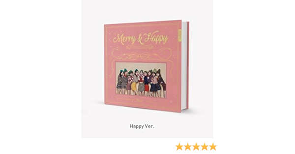 トゥワイス Twice Merry Happy 1st フルアルバム リパッケージ Happy Ver Kokokorea限定おまけ付き Amazon Co Jp