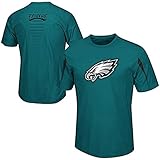 Philadelphia Eagles Majestic Bigロゴ合成グリーンシャツメンズサイズ2 x T