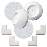 ウォールセーバー 壁を傷つけない すべり止めパッド 4個セット ペット用ゲート ベビーゲート用 ツッパリ棒用 突っ張り棒用（+4個コーナーガード）