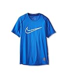 (ナイキ) NIKE キッズTシャツ Cool HBR Fitted S/S Youth (Little Kids/Bigs Kids) Game Royal/Deep Royal Blue/Whit