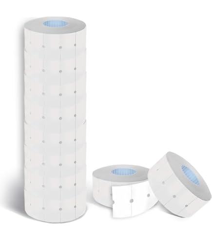 12000 White 22×12mm Single-Line Labels For Retail Pricing Date Marking 838316 - View #7