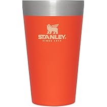 スタンレーSTANLEYスタッキング真空パイント2色セット★ホワイト＆オレンジ STANLEY スタンレー スタッキング真空パイント 0.47L 02282