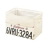 インターフォルム ストレージボックス(レギュラー) Garage クリーム ダブルポケット カラーボックスサイズ アイボリー  DS-1251 DS-1251IV