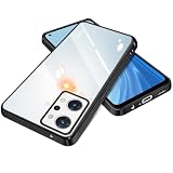 【FULEEYUHN】OPPO Reno 9a / Reno 7a 用 ケース クリア【耐衝撃 擦り傷防止 落下防止 黄変防止】オッポ リノ 9a / リノ 7a カバー 透明 高級TPU素材 対応 OPG04 A201OP A301OP CPH2523 スマホケース 薄型 軽量(ブラック)