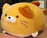 猫抱擁ぬいぐるみ枕家の装飾ピンク猫ぬいぐるみ猫ぬいぐるみぬいぐるみぬいぐるみ猫枕バレンタイン、クリスマスまたは誕生日のギフト (35cm, ホワイト)