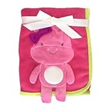 3D Hippo Crib Throw Blanket by Bean Sprout