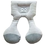 Happy Cherry　子供　キッズ　ベビー　枕　ピロー　柔らか　トラベル　寝具　可愛い　携帯便利　コンフォート　旅行　お出かけ　動物　グレー