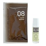 みやこ染 コールダイホット 10g + 色止剤 ミカノール 10ml セット (08ダークブラウン)