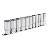 ジャックSealey – Sealeyソケットセット11pc 3 / 8 " Sqドライブ12pt Deep WallDrive Imperial