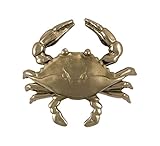 ブルーCrabドアノッカー – ニッケルシルバー(標準サイズ)