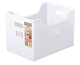 サンコープラスチック 収納ケース アルカ 幅38.6×奥26×高24.6cm ホワイト