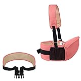 Happylifehere 抱っこひも ウエストキャリー ヒップシート 赤ちゃん ベビー 新生児 0-36ヶ月 出産祝い 負担軽減 疲れにくい 肩ベルト 付き 着脱しやすい ウエストポーチ タイプ T