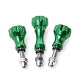 Buwico? Aluminum Thumb Knob Stainless Bolt Nut Screw for Gopro (green) [並行輸入品]