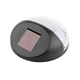 ALLOMN LED センサーライト ソーラーライト 2 LED 人感センサー ウォールライト 防犯＆防水 スポットライト 太陽発電 屋外照明 玄関 壁掛け 庭先用 夜間自動点灯 ブラウン [並行輸入