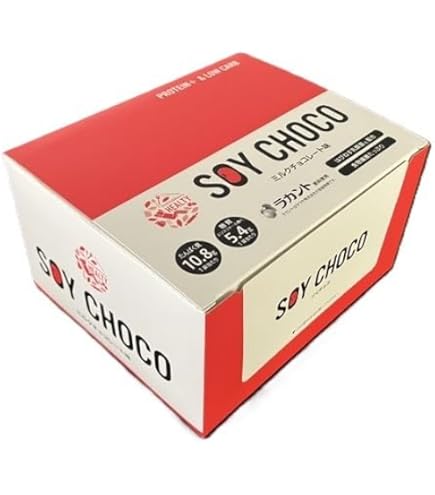 Amazon.co.jp: HEALTY PROTEIN+&LOW CARB SOY CHOCO 12本セット