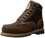 Carhartt メンズ Carhartt Men's 6" Lug Bottom Moc Steel Toe CMW6297 カラー: ブラウン