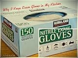 Kirkland Nitrile Gloves Large, 2- Boxes of 200 Each. 400 Total by Kirkland Signature