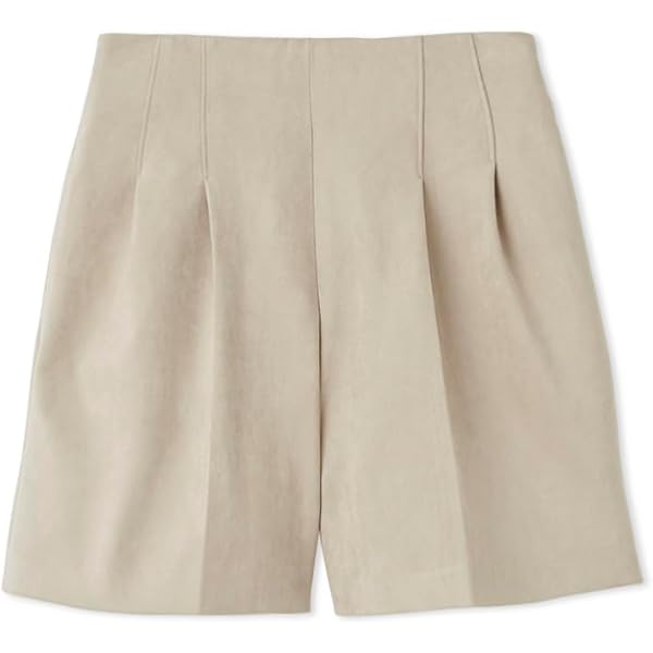 Amazon | [リリーブラウン] メモリーツイルラッフルスカショーパン