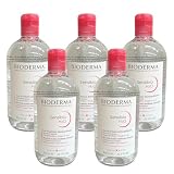 ビオデルマ サンシビオ [並行輸入品] 500ml 5個セット クレンジングウォーター クレンジング メイク落とし 500 ボトル 洗顔 まとめ買い セット 業務用 H2O 大容量 (5個)